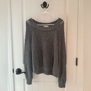 gray aero sweater